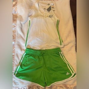 Adidas Shorts and Tank Set